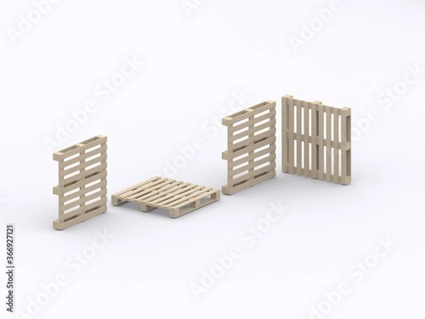 Fototapeta 3d render of a building