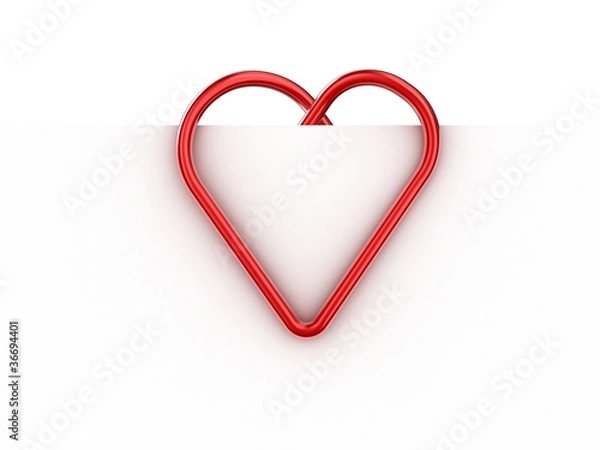 Fototapeta Paper clip