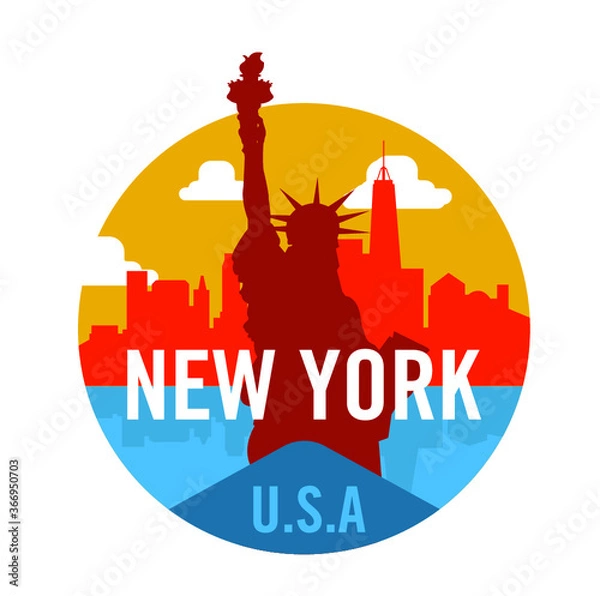 Obraz New York city logo