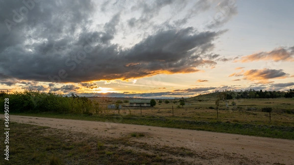 Obraz outback sunset