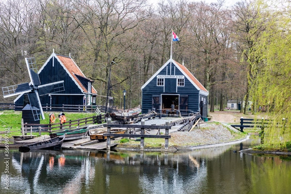 Fototapeta Nederlands openluchtmuseum, Arnhem, Gelderland