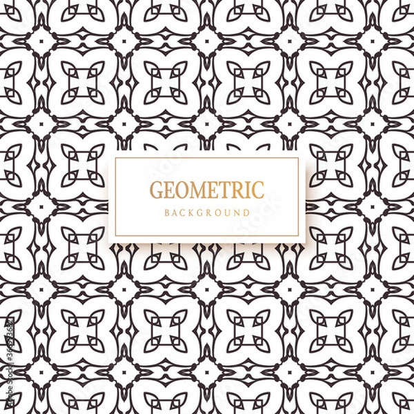 Obraz Vector seamless pattern. Modern texture. Repeating abstract background.