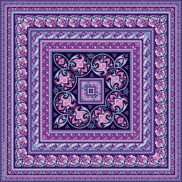 Fototapeta Vector decorative ethnic ornamental illustration