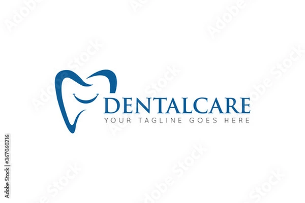 Obraz dental care logo and icon vector illustration
