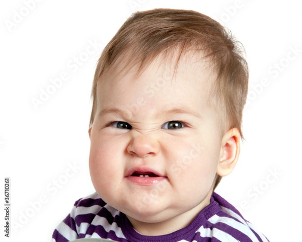 Obraz Baby makes a funny face