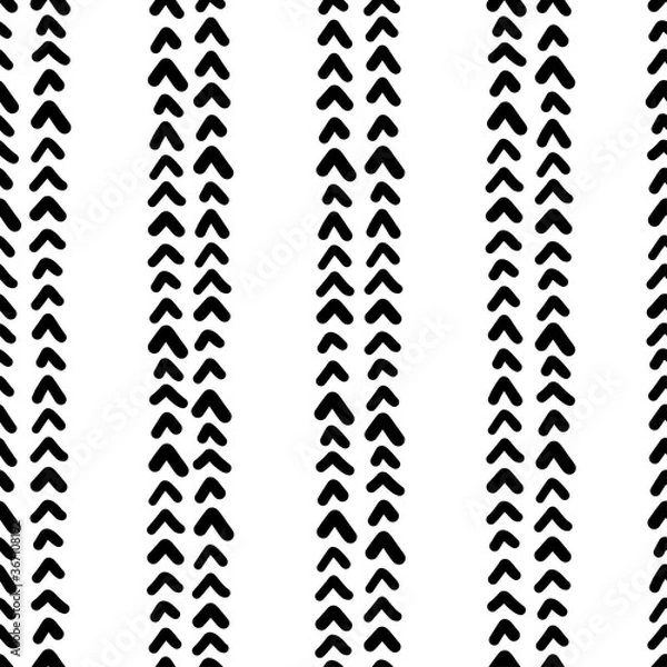 Obraz Seamless pattern with arrow shapes, vector illustration