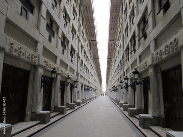 Fototapeta Inside an old lighthouse at Dominican Republic