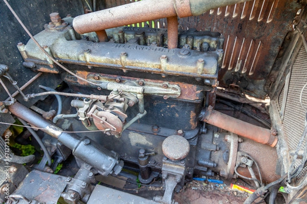 Obraz Rusty oldtimer car