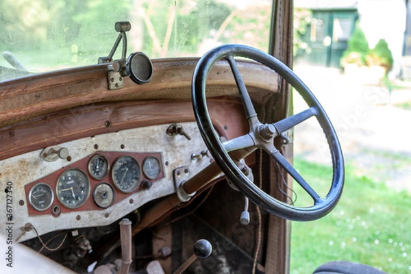 Obraz Rusty oldtimer car