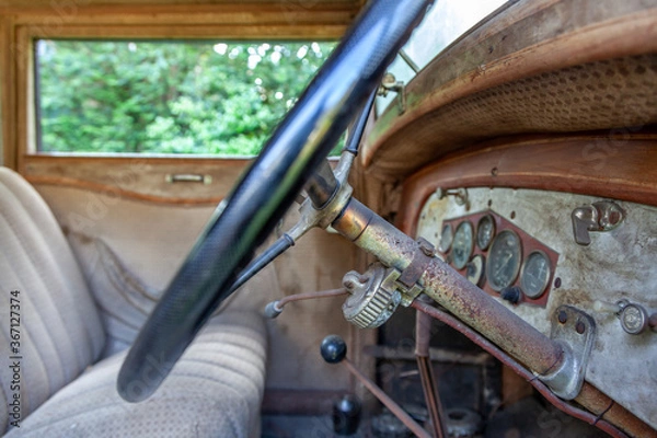 Obraz Rusty oldtimer car