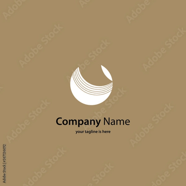 Obraz elegant simple logo of company