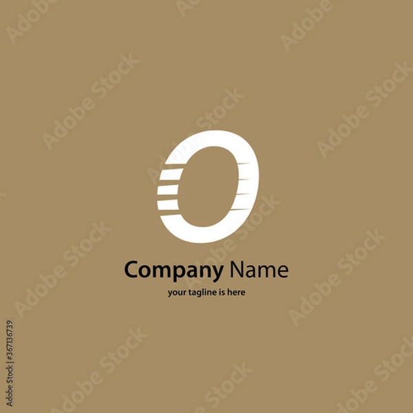 Obraz elegant simple logo of company