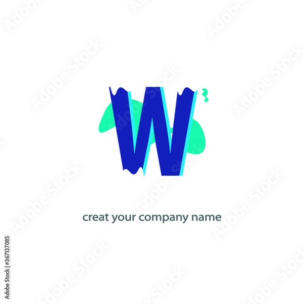 Obraz elegant simple logo of company