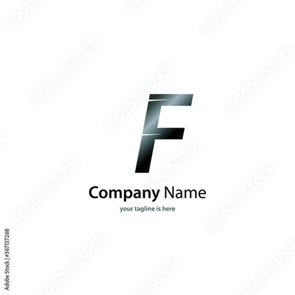 Obraz elegant simple logo of company