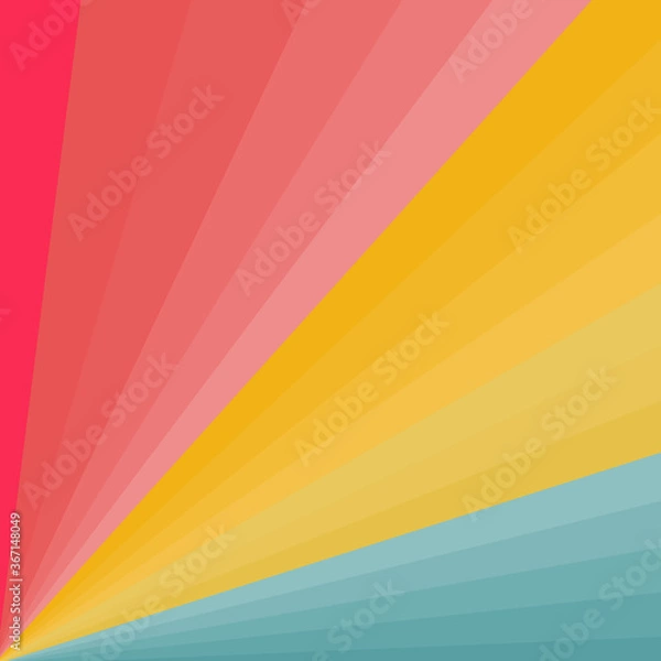 Obraz abstract background with rainbow rays sunbeam in autumn, texture pattern wallpaper colorful vector illustration graphic design 