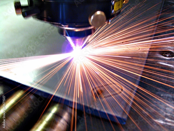 Obraz laser