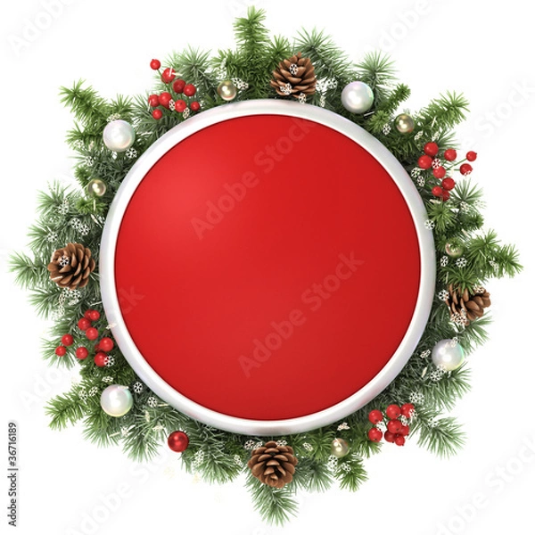 Obraz Christmas frame.