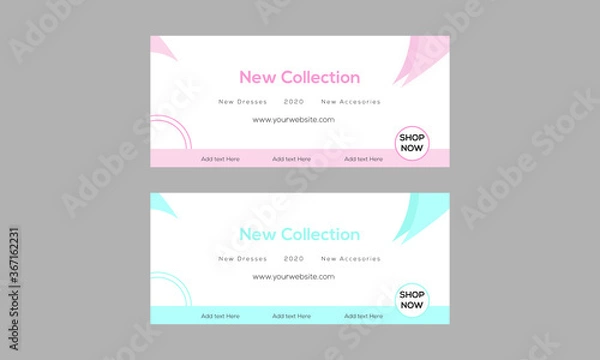 Obraz Banner / Cover Design - Editable Vector