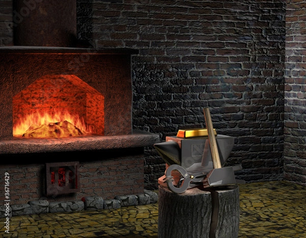 Obraz Everyone wants to be a blacksmith of his fate.