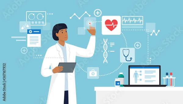 Obraz Innovative healthcare and technology