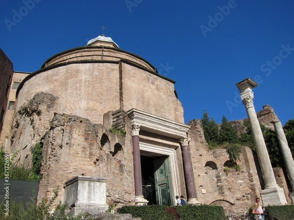 Fototapeta Tempio del Divo Romolo