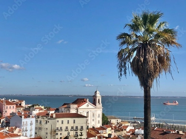 Fototapeta ocean view in lisbon