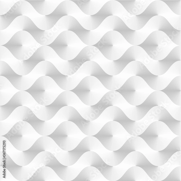 Fototapeta Vector paper cut abstract geometric background.