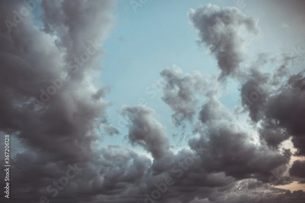 Obraz time lapse of clouds