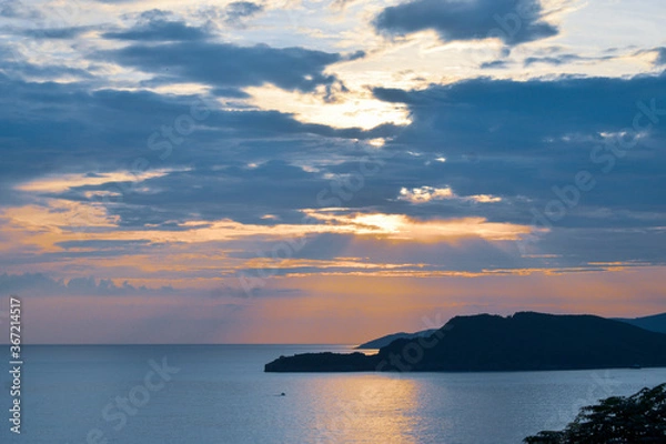 Obraz sunset over the sea