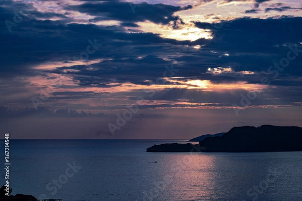 Obraz sunset over the sea