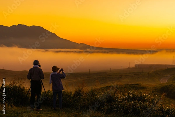 Obraz 阿蘇　雲海　シニア