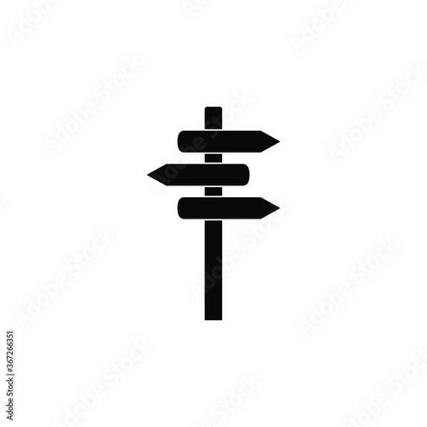 Obraz direction sign icon vector