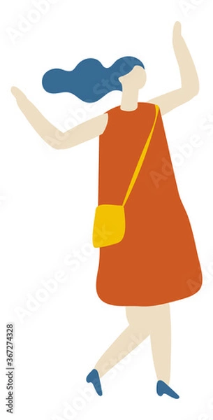 Fototapeta Party People Flat Vector