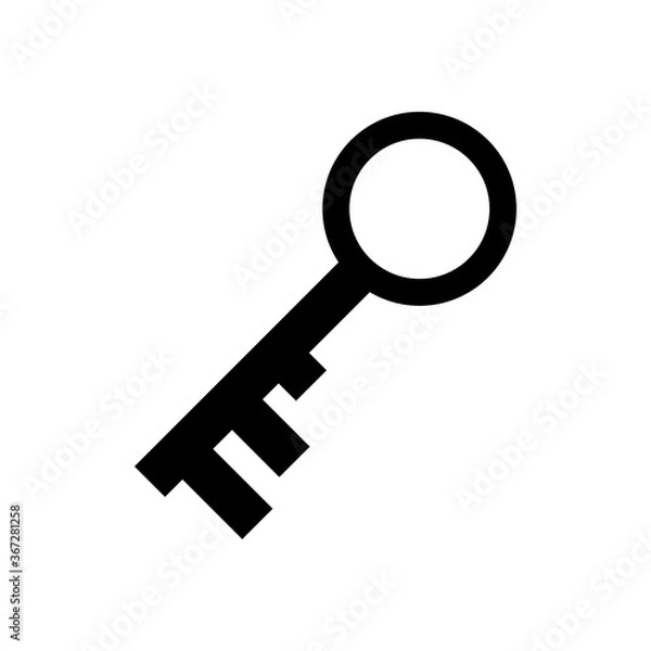 Obraz Key icon vector illustration