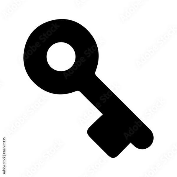 Obraz Key icon vector illustration