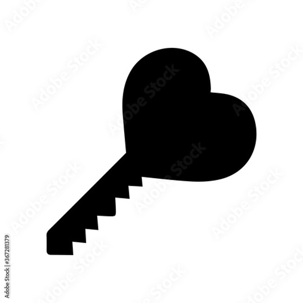 Obraz Key icon vector illustration