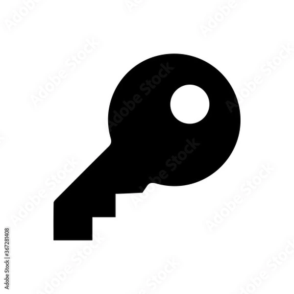 Obraz Key icon vector illustration