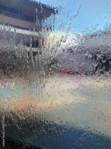 Obraz rain on the window