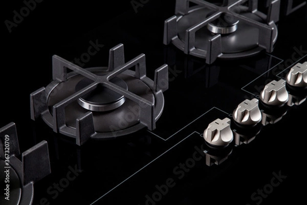 Obraz High-quality kitchen stove shot with professional lighting. 