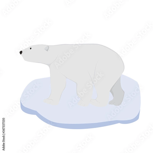 Obraz Polar Bear Illustration
