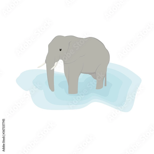 Obraz Elephant Illustration