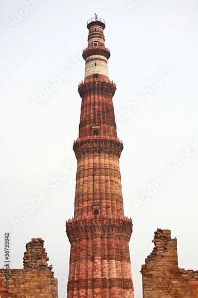 Fototapeta Qutub Minar, Nowe Delhi, Indie