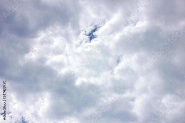 Fototapeta .Clouds in the firmament, evening sunset, clear Sunny day.
