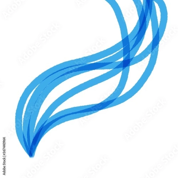 Obraz abstract blue wave