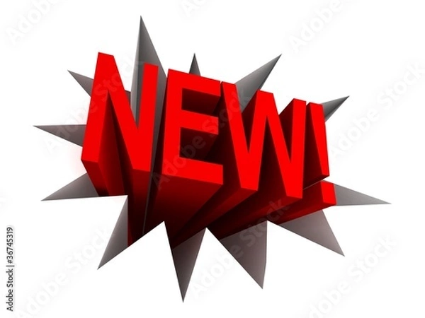 Obraz red new text from hole in the wall