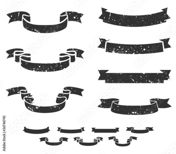 Obraz Grunge scrolls