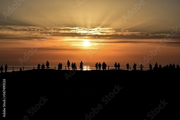 Obraz sunset over the sea