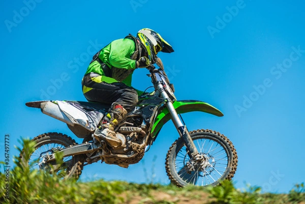Obraz Motocross - jeździec na motocyklu
