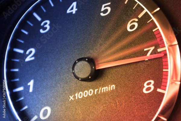 Fototapeta Accelerating Dashboard