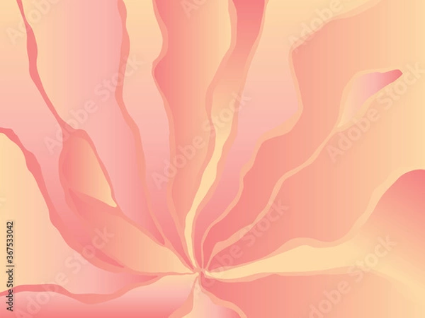 Fototapeta Elegant vector background with abstract floral shapes